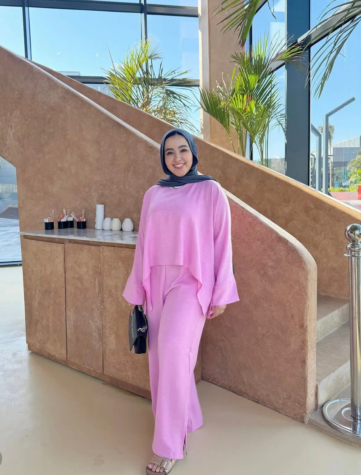 Pink suit