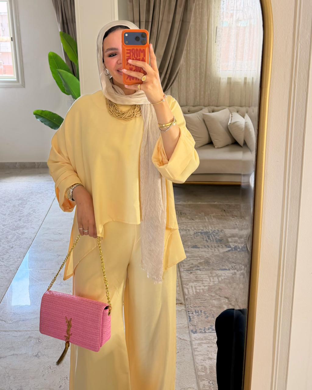 Butter yellow Suit