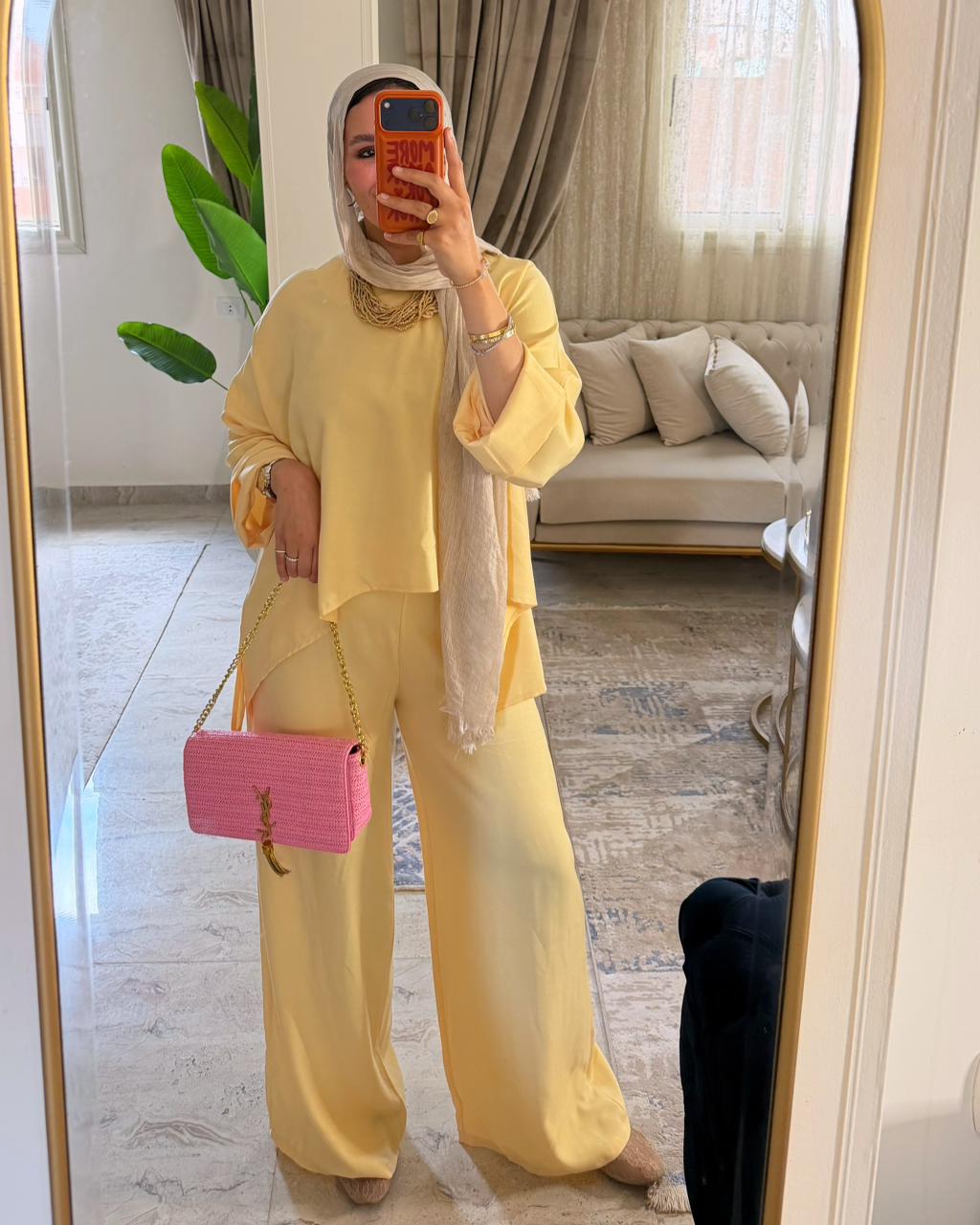 Butter yellow Suit