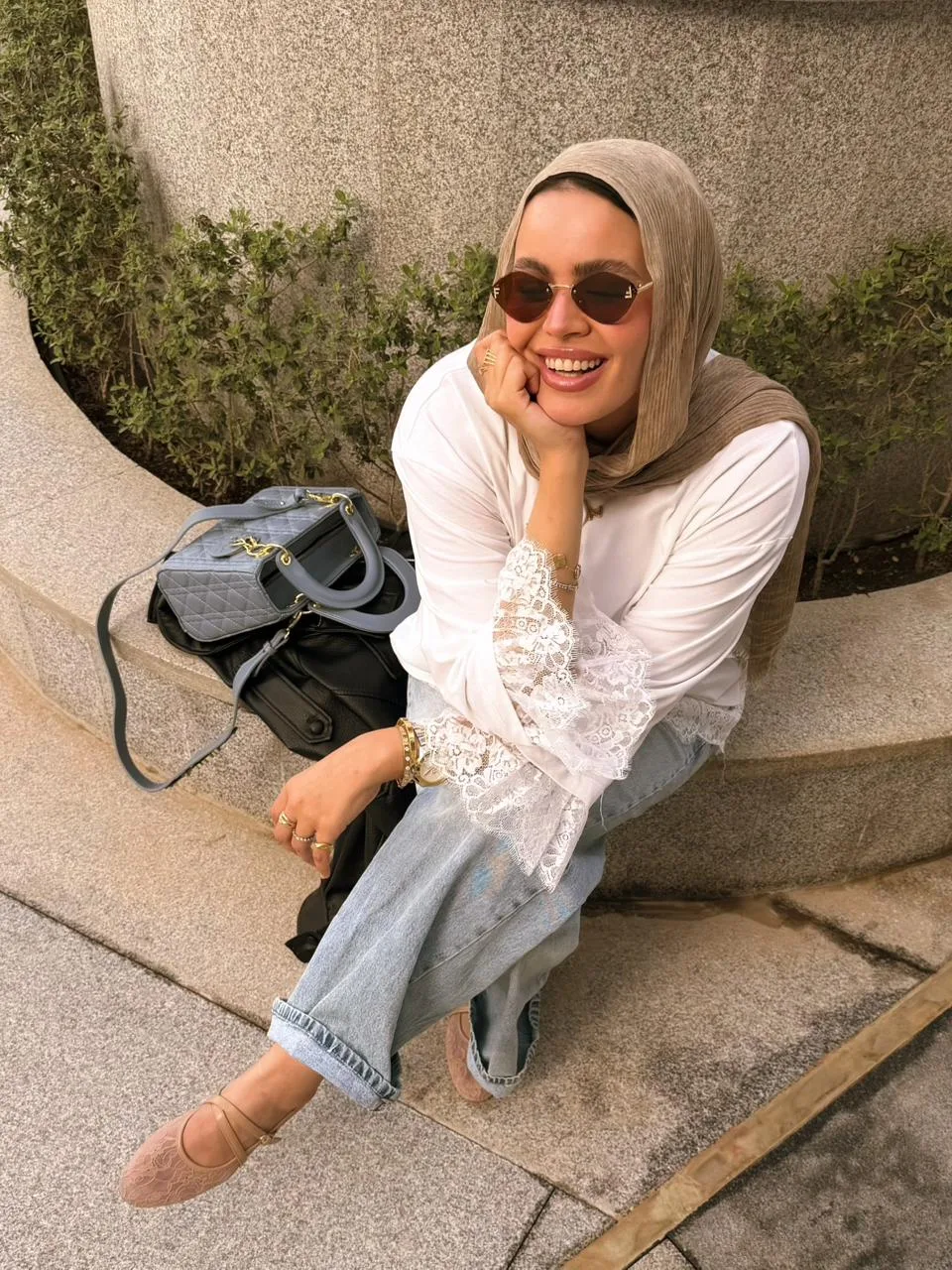 white Dantiel  Blouse