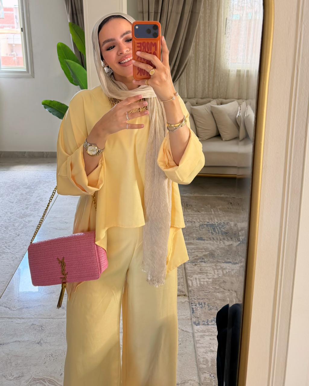 Butter yellow Suit