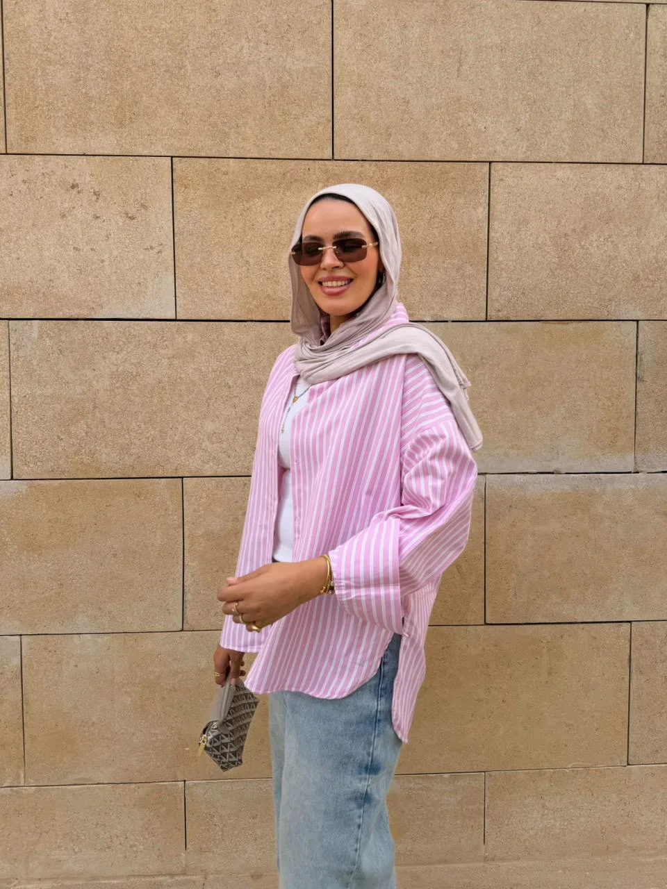 rose striped shirt